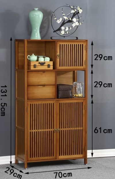 竹马70四/五层博古柜