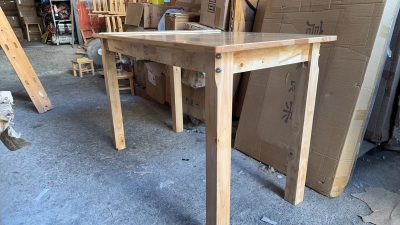 天艺橡木加固餐桌