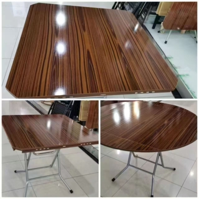 1.1胡桃色方圆桌