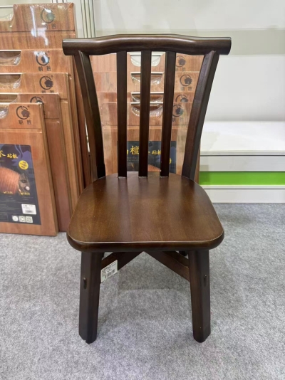 朝胜胡桃色小靠椅