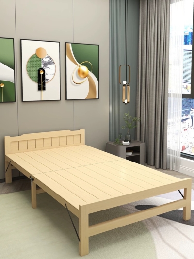 环保松木折叠床