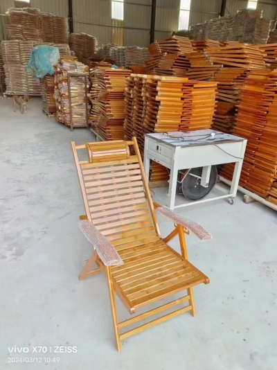 宽片竹躺椅带枕不带拖/带枕带拖