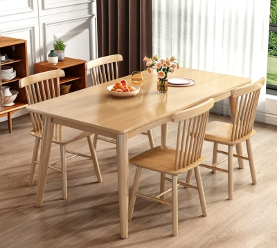 北欧圆腿餐桌