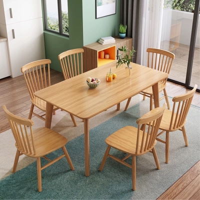 橡木北欧餐桌